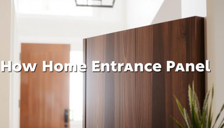 painel para entrada de casa