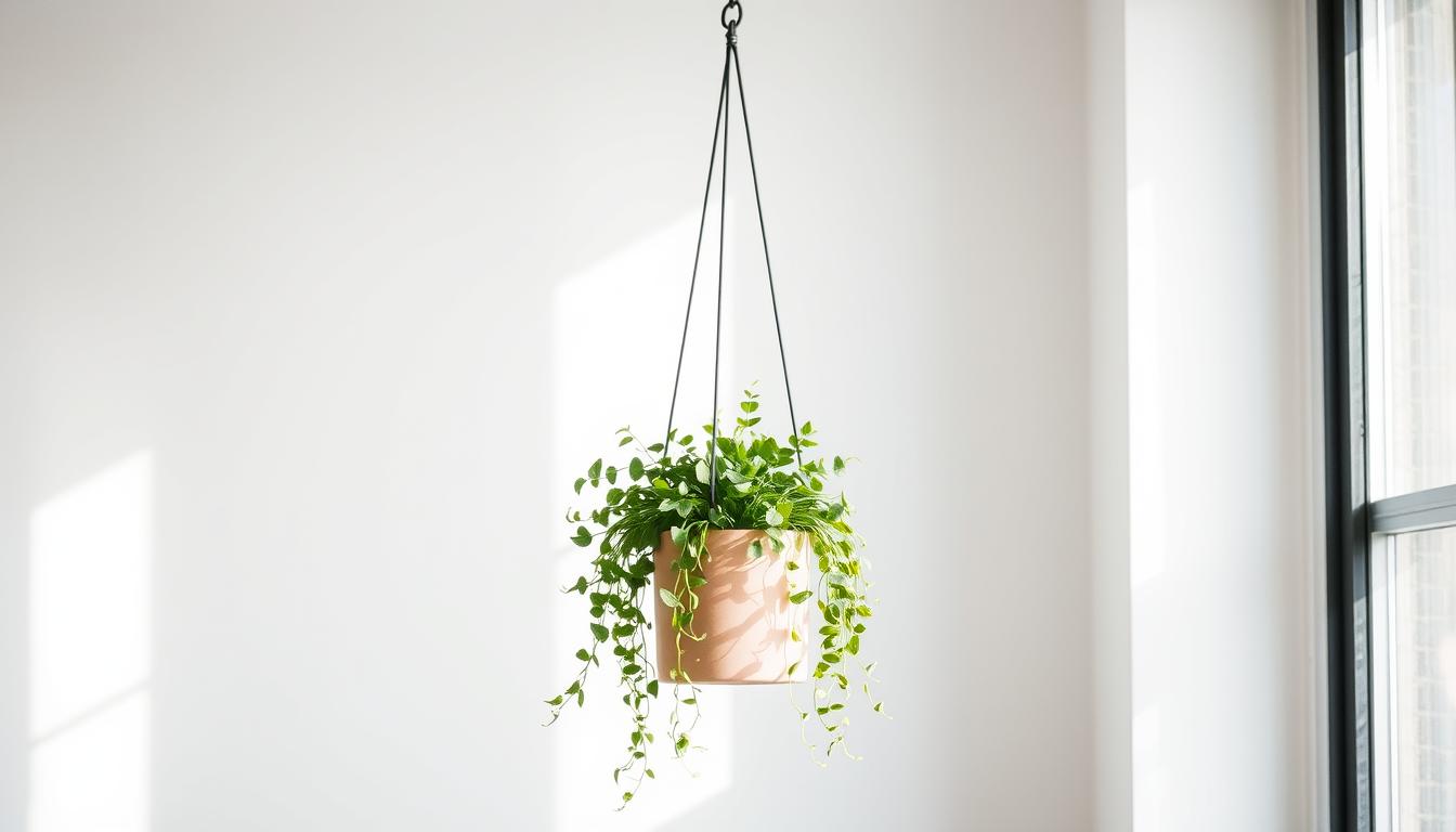 suporte para plantas suspenso