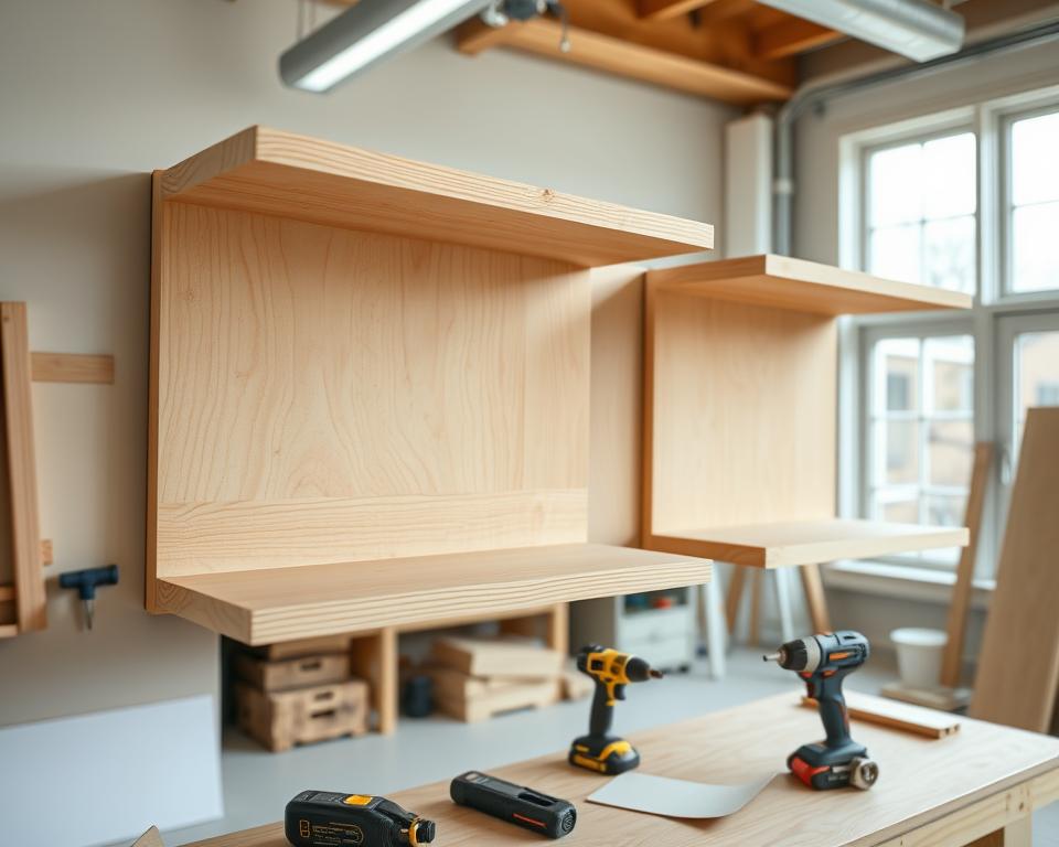 diy wood shelves