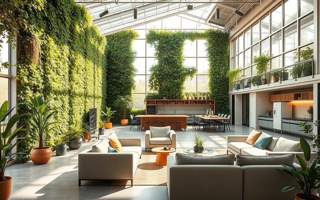 green office space