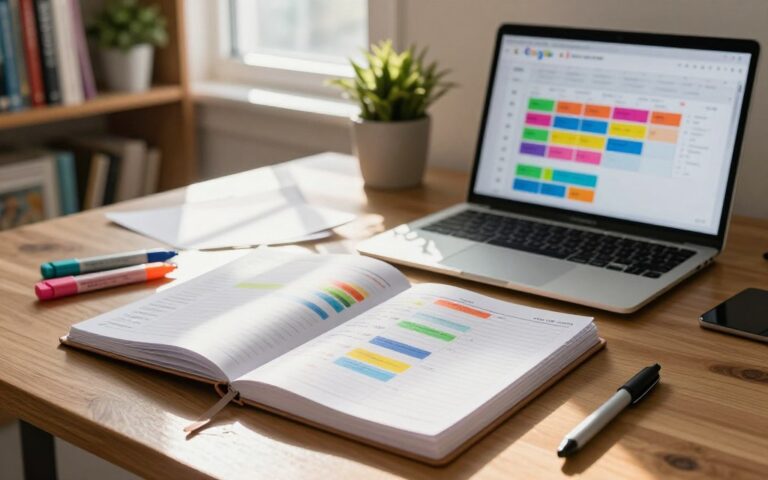 how to use google calendar for studying