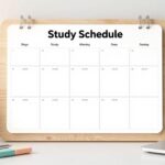 simple study schedule