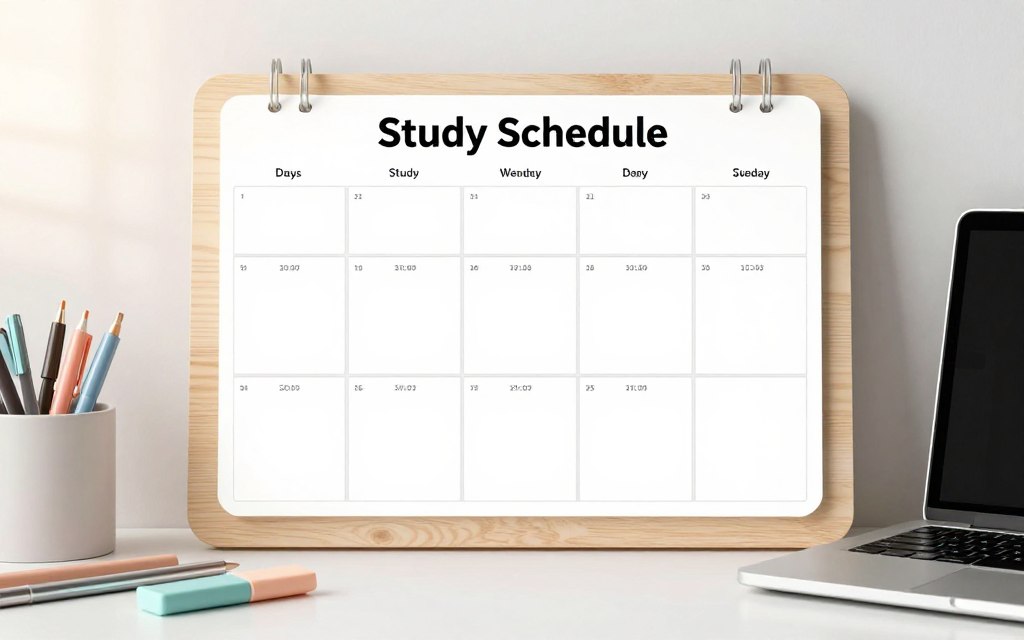 simple study schedule