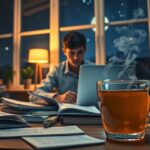 how to study efficiently at night