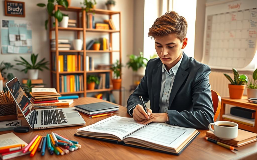 how to study with a planner