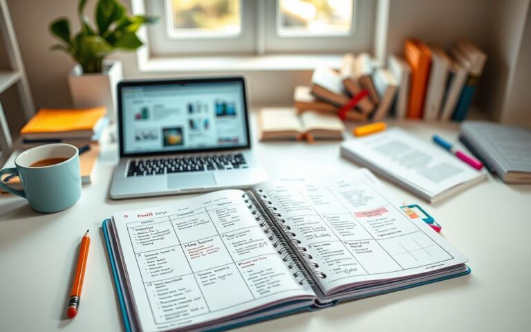 weekly study plan example